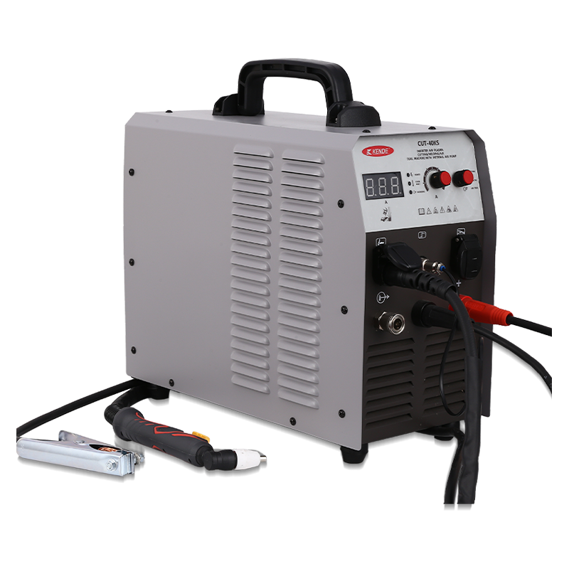 IGBT逆变式空气等离子切割机，内置空气压缩机，便携式，单电压230V，数字显示，40安培输出，10毫米净切。
