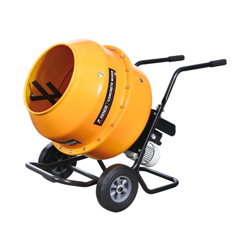 HCM-130L 混凝土搅拌机手推式设计，滚轮支撑，出料精准