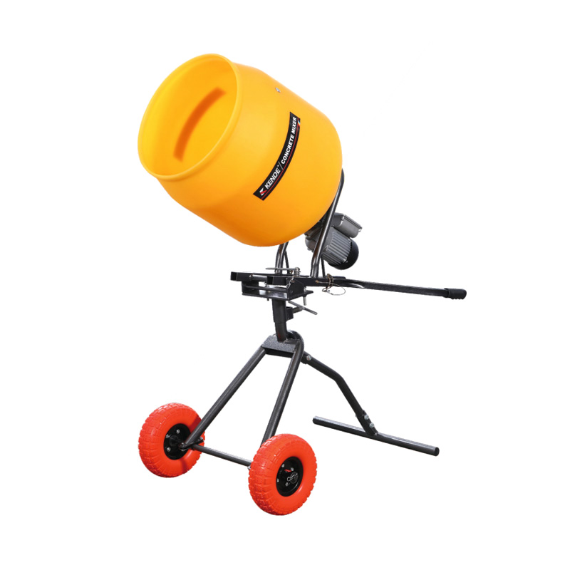 PDM-100L 混凝土搅拌机PE 材质滚筒，三脚架支撑，移动灵活